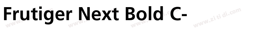 Frutiger Next Bold C字体转换 Frutiger Next Bold C字体转换